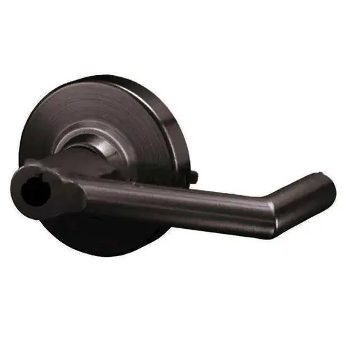 ALX Series Grade 2 Storeroom Boardwalk Lever Lock Less Cylinder with 47267042 Deadlatch and 47267101 ANSI Strike Aged Bronze Finish