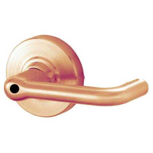 ALX Series Grade 2 Storeroom Tubular Lever Lock Less Cylinder with 47267042 Deadlatch and 47267101 ANSI Strike Satin Bronze Finish