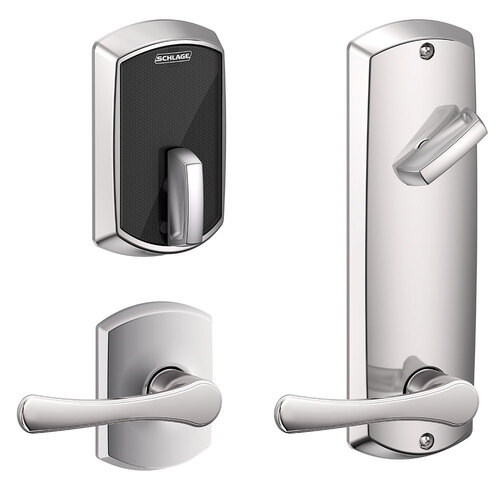 Deadbolts and Deadlatches Bright Chrome