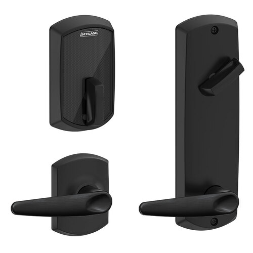 Deadbolts and Deadlatches Flat Black Coated