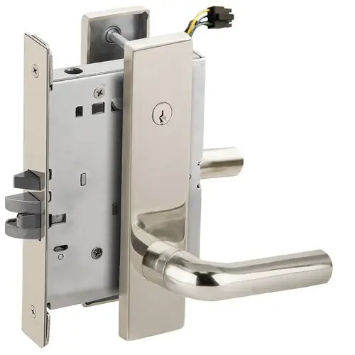 Electric Mortise Lock Bright Stainless Steel