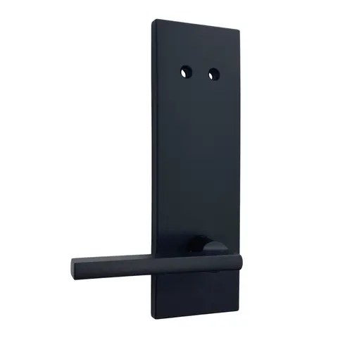 Schlage Custom FCT94LAT622CEN Custom Latitude Lever with Century Escutcheon Dummy Interior Trim Matte Black Finish