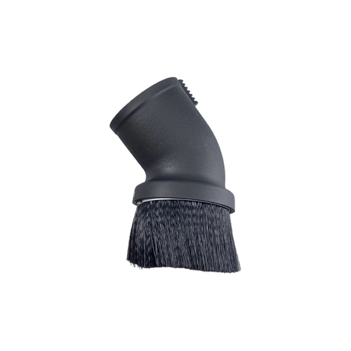 2-1/2 in. Locking Accessory Round Dusting Brush for Wet/Dry Vacs Black