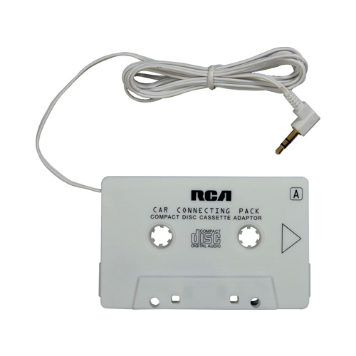 Auto MP3 CD Cassette Adapter, 5-Ft. Cord