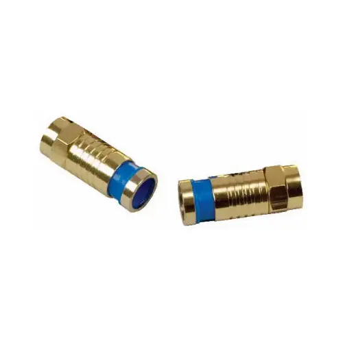 RG6 Quad Compression Connector - pack of 12