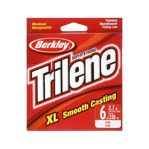 Fishing Line, Trilene XL, Clear, 6-Lbs./330-Yds.