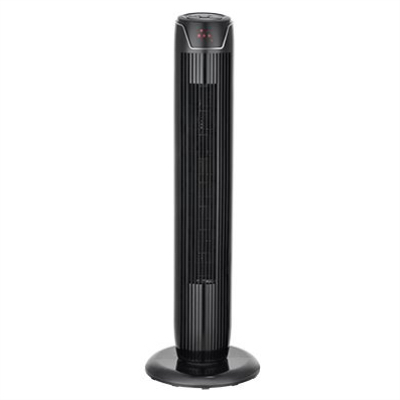 MIDEA INTERNATIONAL TRADING CO LTD FZ10-19JR Oscillating Tower Fan w/Remote, 3 Speeds, Timer, 36-In.