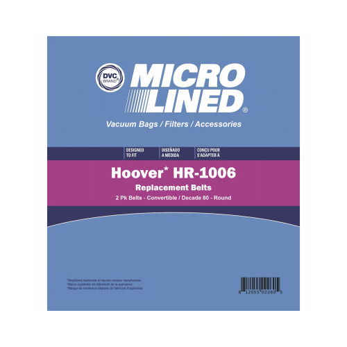 ESSCO HR-1006 Hoover Convertible 048 Vacuum Agitator Belt