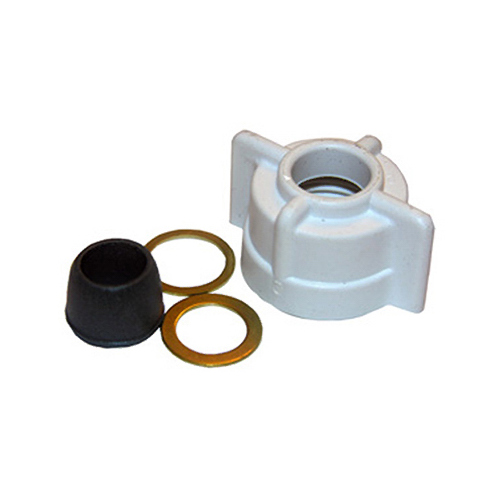 LARSEN SUPPLY CO., INC. 03-1847 Faucet Plastic Slip Joint Supply Tube Connection Nut 3/8-In. Tube x 41641-In. FIP