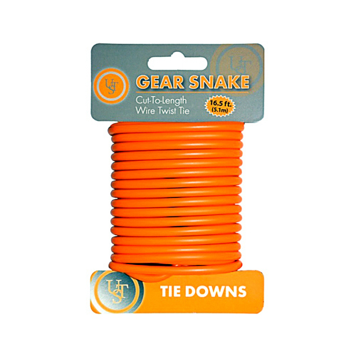 AMERICAN OUTDOOR BRANDS PRODUCTS CO 20-90887-08 Gear Snake Wire Twist Tie, Orange