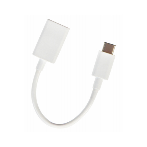 USB Type-C To USB Type A Adapter Cable, White