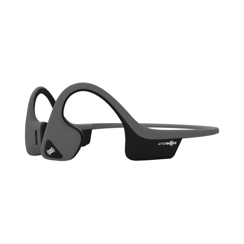 Trekz Air Bone-Conduction Bluetooth Stereo Headphones With Microphone, Slate Gray