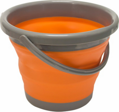 AMERICAN OUTDOOR BRANDS PRODUCTS CO 1142763 Flexware Collapsible Bucket, Orange, 5-Liter