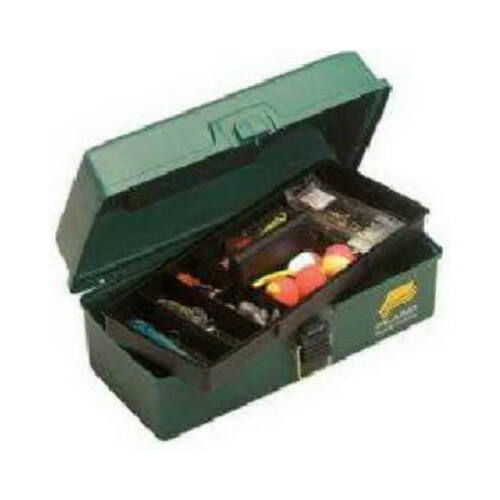 PURE FISHING 1001-03 Tackle Box, 5-Compartment, Green