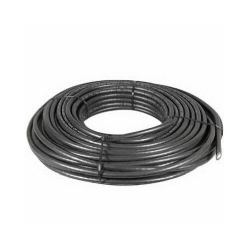 100-Ft. 18 AWG Black Quad Shield RG6 Coaxial Cable