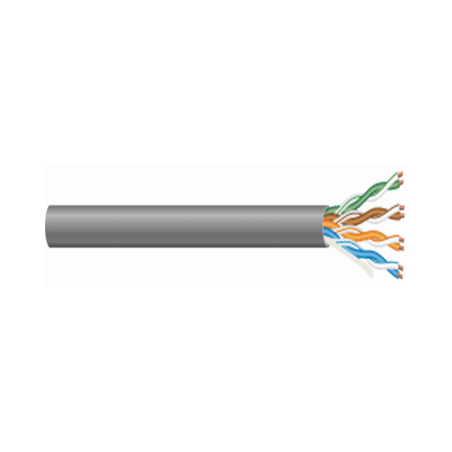 Bare Wire, Solid, 24 AWG Wire, 1000 ft L, Copper Conductor