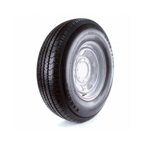 Kenda DM235R6D-8CI Loadstar Karrier Radial Trailer Tire & 8-Hole Custom Spoke Wheel (8/6.5), 235/80R-16 LRD
