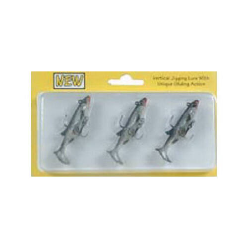 Minnow Lure with Treble Hook - pack of 3