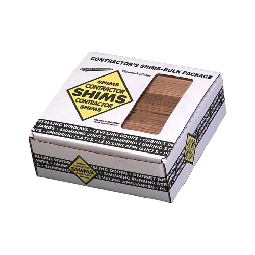 Nelson Wood Shims CSH8/84/300B Contractor Wood Shims, 8-In., 84-Ct.