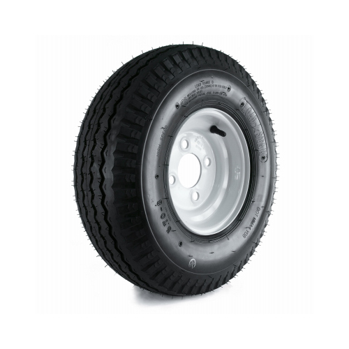 Kenda DM508B-4I Loadstar Trailer Tire & 4-Hole Wheel (4/4), 570-8 LRB