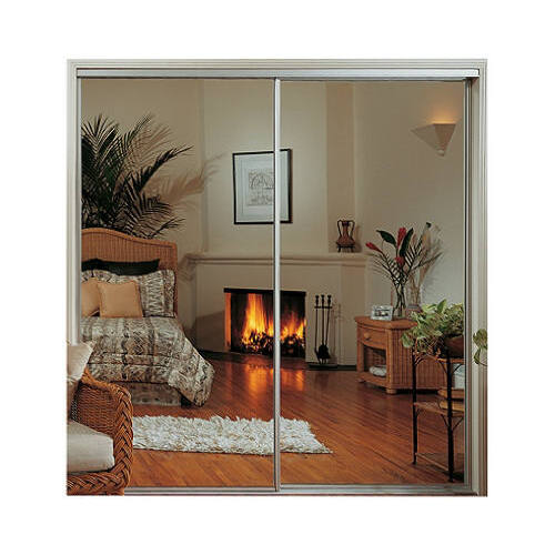 RENIN US LLC 248045 Series 4760 ByPass Sliding Mirror Door, White, 59