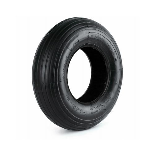 Martin Wheel 406-2LW-I Wheelbarrow Tire, Ribbed Tread