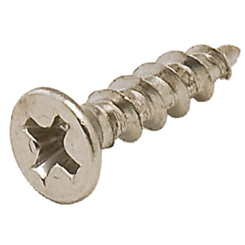 Wood Screw, Flat Head Countersunk, Phillips Drive 17 mm #5 3 mm Antique English, #5 x 5/8" Antique