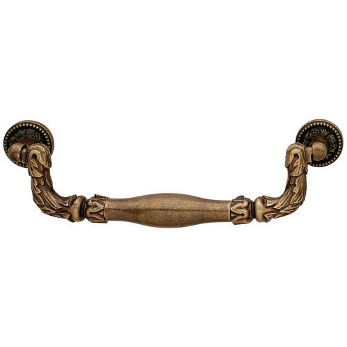 Bail Handle, Zinc 128 150 x 18 mm Artisan Collection, Antique brass, 128 mm CTC Brass colored, oil rubbed bronze, antique