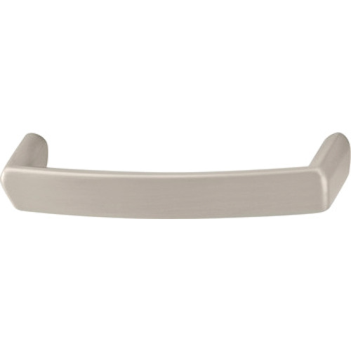 Handle, Zinc 96 104 x 28 mm Lago di Como Collection, Satin nickel, 96 mm CTC Nickel plated, satin-finish