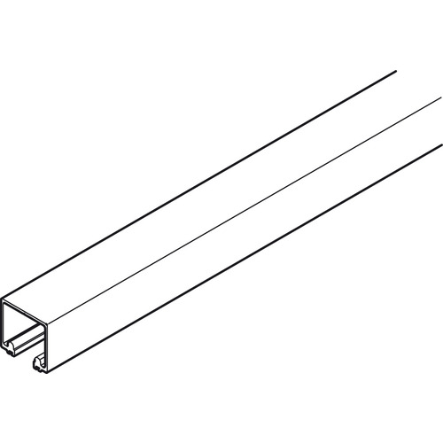 Hafele 943.33.940 Lower Guide Channel, Polyproplene, Black 13' 1 1/2 ...