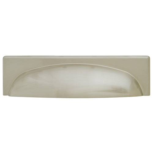 Cup Handle, Zinc Capital Collection, Brushed nickel, 96 mm CTC Nickel plated, brushed