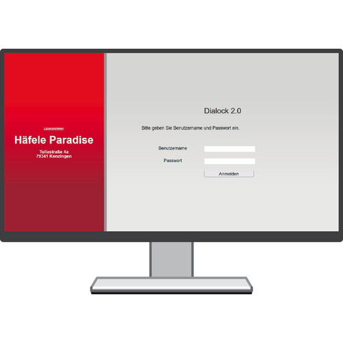 Dialock Software Generation 2, SW 300 Hotel SW 300 Hotel software for 100 access points and 100 personnel master records, 4 licences for encoding station, WT 200 Onli for 100 access points and 100 personnel master records, 4 encoder
