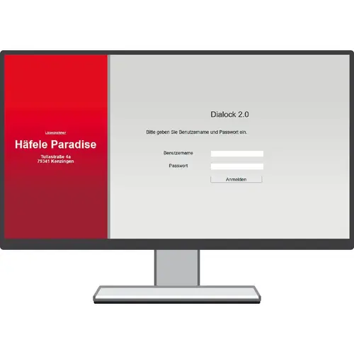 Dialock Software Generation 2, SW 200 Control SW 200 Control software for 50 access points and 50 personnel master records, 2 licences for encoding station, WT 200 Online for 50 access points and 50 personnel master records, 2 encoder