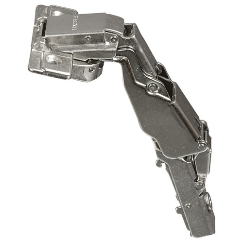 Wide Angle Clip-On Hinge, Opening Angle 165, Full Overlay Self-Close