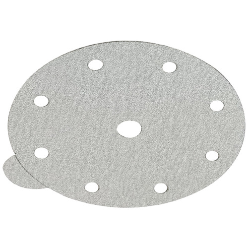 Abrasive Disc, PSA, 5", Silicon Carbide, Tabbed, 9 Holes P220 P220