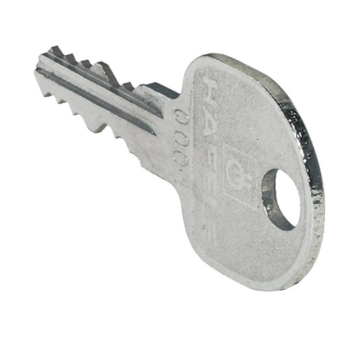 Hafele 210.11.001 Master Key, for Plate-Cylinders/Cut Key SYMO 3000, Nickel-plated Nickel plated