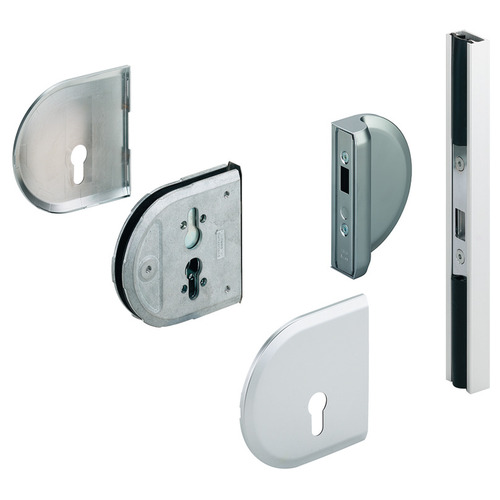 Glass Door Lock, Toplock for European Profile Cylinder without Cover Cap