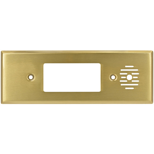 Designer Cover Plates, for Blade and Blade Duo Docking Drawer for Blade brass plated, brushed