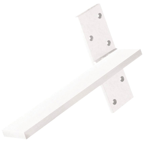 Floating Wall Mounting Bracket, Centerline Countertop Support 11" Length: 279 mm (11"), White