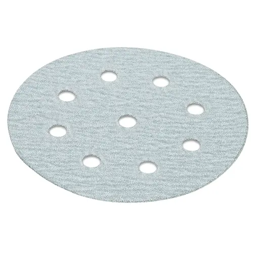 Hook & Loop Abrasive Disc, 6", 9 Holes, Silicon Carbide P150 P150