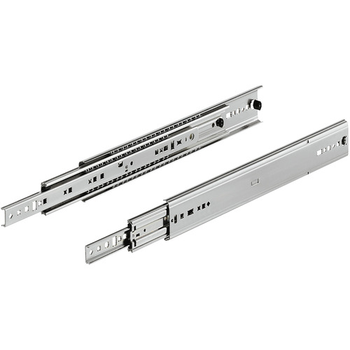 Accuride 7950/7957 Heavy Duty Side/Bottom Mounted Slide, Full Extension, 150/350 lbs Weight Capacity 550 mm 550 mm 24" Zinc plated Pair