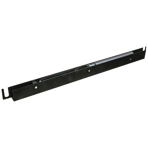 Soft Close, Smuso AD for Flat Track Sliding Systems 18 kg For Slido D-Line42 100S, 200 lb capacity, left hand Black, Powder-coated