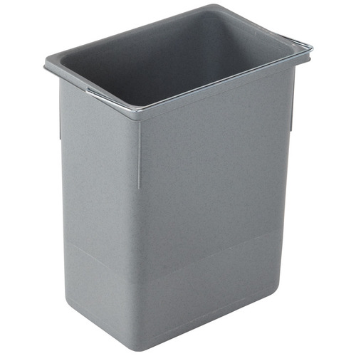 Hafele 502.70.930 8.5 Liter Replacement Waste Bin, for Hailo US and Easy Cargo Pull Out Units Plastic, light gray, dim.: 226 x 150 x 287 mm Light gray