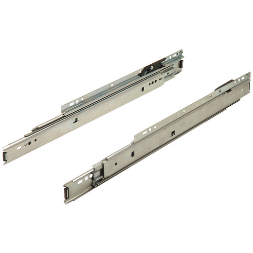 Accuride 7434 Progressive Side Mounted Slide, 1" Overtravel; 100 lbs Weight Capacity 19" 18" 332 mm X pack, zinc, 18" installed length, 19" extension length, 13 1/16" rail length Zin - 2 per pack x5 packs