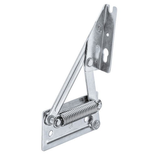 Hafele 643.01.525 Bench Seat Hinge, for Light-Weight Seat Tops, with Spring For panel weight up to 12 kg, opening angle 95, no separate hinge connection required, For seat top weight 26.4 lbs (12 kg)