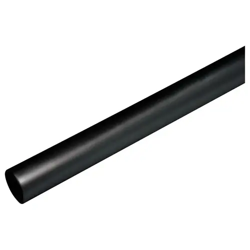 Round Wardrobe Tube, TAG Synergy Collection, 8' Black Black, anodized