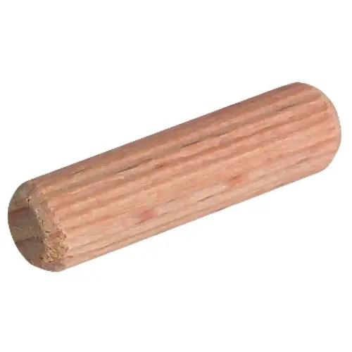 Wood Dowel, Fluted Kiln-dried hardwood, 8 x 50 mm, bulk pack - pack of 12000