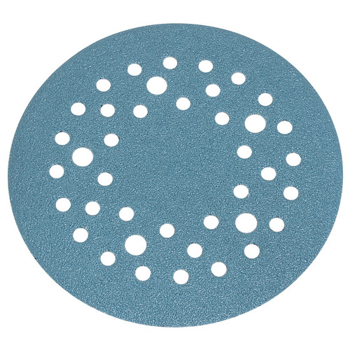 Abrasive FilmBac Disc, 5" Premium, Aluminum Oxide, Hook-N-Loop, 40 Holes P600 600 grit