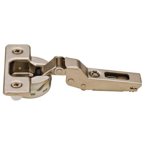 Concealed Hinge, Salice 200 Series, 94 degree , Half Overlay Mounting C2RBG99 cup fixing: For screw fixing, Self close, press fit, model C2RBGD9 Nickel plated