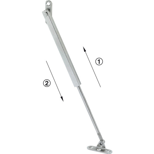 Flap Stay, Reversible, Fall-ex 450  550 mm 18 5/16" Length: 465 mm (18 5/16") Nickel plated